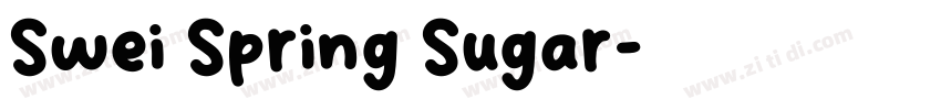 Swei Spring Sugar字体转换